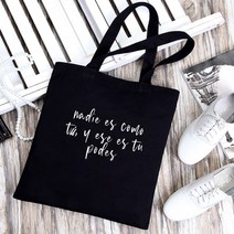 손뜨개 가방 미니 에코백 여자 운동 패션 여성 토트 백 그래픽 인쇄 쇼핑 블랙 캔버스 레이디 선물 숄더