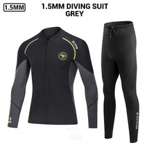 [해외] 스쿠버 다이빙 슈트 남성용 서핑 직구, 2.MT201 BK Wetsuit Men - M