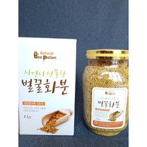 지리산 산청 벌화분1kg 건조 혼합 화분 비폴렌 꽃가루 먹는화분 국산 천연, 300, 개
