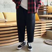 데이즈 남성용 9부 배기 와이드 벌룬 밴딩 팬츠