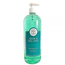 Erbario Toscano 알로에 & 티트리 향기 나는 샤워 젤 99.9ml(33.8액량 온스) 이탈리아산 펌프 포함