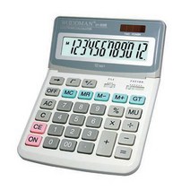 우드맨 사무용 전자 계산기 DY-826B, 혼합색상