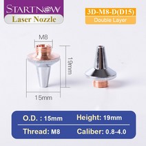 용접노즐 Startnow 3D Arm 레이저 용접기 헤드 노즐 섬유 자동 조작기 CNC 절단 장치 Precitec Raytools, 05 3D-M8-D(D15)_03 1.0