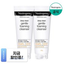 뉴트로지나 딥클린 약산성 젠틀 포밍 클렌저, 100g, 2개