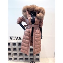 VIVA / [VIVA] 22W 유광 맥시롱 폭스 덕다운패딩