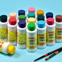 펜코리아(디오피스) 동아연필 4500 딩동댕그림물감200ml 연주황 수채화물감