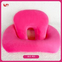 LoveMe 경추베개 높은베개 숙면베개 오피스 낮잠 인공 수면베개 눕는 베개 눕는 낮잠 낮잠베개 낮잠베개 가볍고 편리한 사무실 점심시간 언제 어디서나 휴식, 로즈 레드