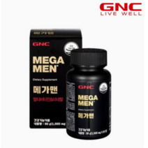 [GNC] 메가맨 멀티비타민 앤 미네랄 (90정) 45일분, 90정, 4개