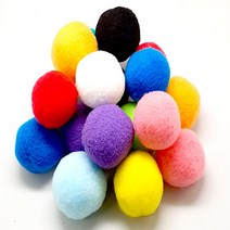 대진교육 일반 대용량 뿅뿅이 솜방울 폼폰 8mm-50mm 모음 벌크1봉, 1봉, 20mm 1000개