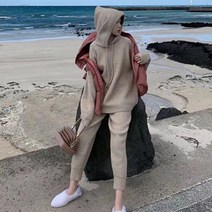 단비샵/리티아-후드set/니트후드세트/니트set