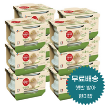 햇반 발아현미밥 130g 210g 작은공기 큰공기 3개 6개 12개 24개 36개 72개, 130 g x 72개입