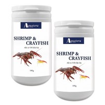 아쿠아테라 새우&가재 전용사료 250ml(180g)*2개, 1개
