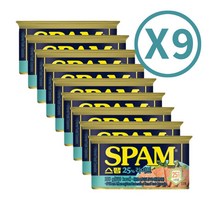 CJ제일제당 마일드 25% 라이트 200g X 9캔