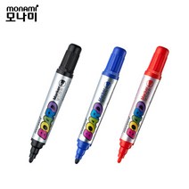 [모나미]보드마카 1타(12자루), 블랙