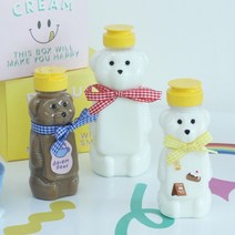 베어 보틀 병 곰돌이 물병 2size 소스통 양념통 물통 페트병 꿀병 투명 병, 베어보틀 250ML