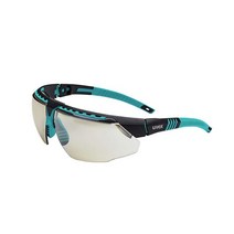 UVEX by Honeywell 아바타 보안경 레드 프레임 투명 렌즈 및 긁힘 방지 하드코트 포함(S2860), SCT-Reflect 50 Lens Anti-Scra, Teal Frame