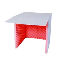 노래부스 홈노래방 방음부스 흡음제 원룸방음 홈 레코딩 스튜디오, 회색 회색 60 x 60 x 60CM, 1개