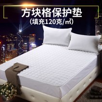 댕댕구리 호텔 침구 매트리스 보호 매트 커버 가정용 이불, 2.0m(6.6피트) 침대, 보호 매트 120g/m2(얇음)