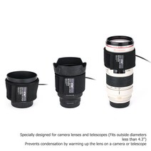 DSLR USB 렌즈 이슬 히터 스트립 니콘 니코르 Z 50mm F1.8 FE 캐논 EF-M 망원경 워머, 01 for less 80mm Lens