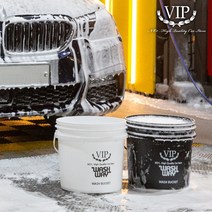 VIP 세차버킷 버킷 그릿가드 거름망 감마씰리드 물통, 워시버킷 16L 블랙