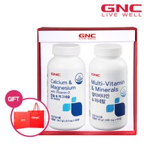 GNC 멀티비타민(60)+칼슘앤마그네슘(60) 세트, 단품