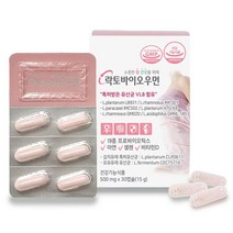락토바이오우먼 여성 유산균 프로바이오틱스 락토바실러스 특허 유산균 아연 셀렌 비타민 미네랄 쾌변 장건강, 15g, 30정