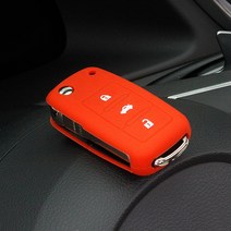 폭스바겐 티구안 1세대 키케이스 키홀더 용품, 신형폴딩 (화이트)