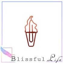 귀여운 디자인 페이퍼 클립, 아이스크림