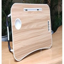 [브랜드발전소] 무접점 안전 좌식테이블 침대책상 베드트레이 노트북테이블 Mahogany, 상세 설명 참조