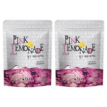 타코 핑크레모네이드 1kg 2개세트, 단품