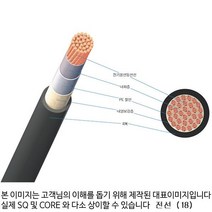 전선 TFR 8 10SQ x 3C M단위판매 130531전선 조명 부자재 인테리어 인테리어용품, M단위판매 E100199