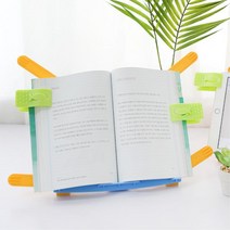 학생 선물용 파스텔 각도조절 독서대 북스탠드 가벼운독서대 필기대, 색상, 화이트
