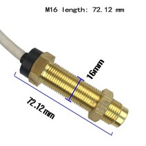 타코메타 타코미터 RPM 게이지 속도 측정기 뜨거운 판매 보트 tacho 시간 자동차, m16 센서