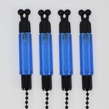 낚시리와인더 낚시 물린 알람 표시기 물고기 벨/알람에 대 한 4pcs 블루 그린 레드 옐로우 컬러 잉어 스윙, 02 4 x Blue