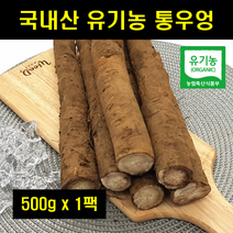 햇우엉 생우엉 통우엉 유기농 국산 국내산 우엉 우방 100% 100프로 100퍼센트 500g