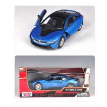 블루 미니카 BMW i8 쿠페 모형차 완구 모형카 정밀한