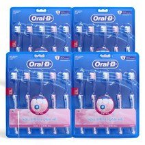 오랄비 초소형헤드 미세모 벨벳 칫솔 20개입, 단품