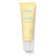 툴라 스킨 케어 프로텍트 + 글로우 데일리 선스크린 젤 브로드 스펙트럼 SPF 30 | 스킨케어 우선 기름기 없고 코메도제닉하지 않은 앰프 오염에 대한 암초 안전 amp 블루 라이