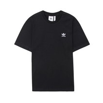 아디다스 아디다스 에센셜 트레포일 반팔 티셔츠 블랙 IA4873