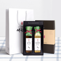국산 고소한 참기름 볶음참깨 선물세트 2호(참기름 170ml+볶음참깨 85g)