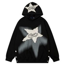 레트로 힙합 후드티 패치 스웻셔츠 올드스쿨 올드힙합