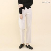 엘케이트 여자 팬츠 LOZP005 뒷밴딩 일자핏 면 바지검정 베이지 아이보리 오렌지 색 여성의류 여자의류 여성바지 여자바지 반바지 긴바지 밴딩바지 밴딩팬츠 여