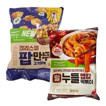 풀무원 크리스피팝만두고기405gx2+풀무원밀누들맵칼떡볶이 373.5g