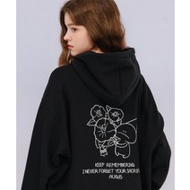 꼼파뇨 광복절 기념 Keep Remember 자수 후드 블랙