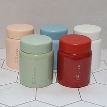 오슬로 보냉병 보온 이유식통 죽통220ml, 그린/220ml