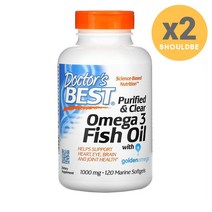 닥터베스트 오메가 3 피쉬오일 1000mg 120캡슐