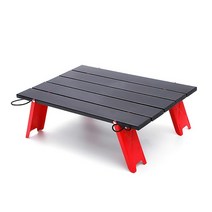 PACOONE Camping Mini Portable Foldable Table for Outdoor Picnic Barbecue Tours Ultra Light Folding C, 01 Black