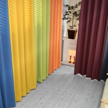 [나산] 커튼 에코 텐셀 면 CT586-111 440x240 +레일 타이백