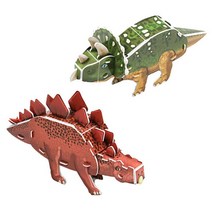 공룡 입체퍼즐 - 트리케라톱스 스테고사우루스, 색상, 퍼즐/블럭 조각 수