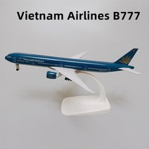 비행기모형 20cm 모델 비행기 사우디 아라비아 항공 B747 보잉 747 금속 합금 항공기 w 휠 랜딩 기어 완구 모형, [34] Vietnam B777